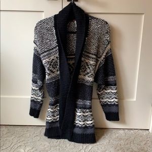 Free People Belted Knit Cardigan